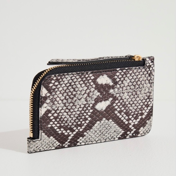 Isabel Marant Kochi card holder python zip wallet - Picture 2 of 5